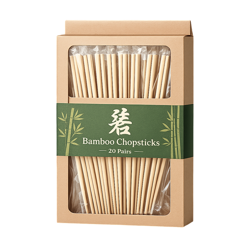 10 Ζευγάρια Chopsticks Μπαμπού